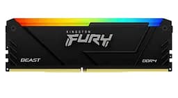 Модуль пам'яті Kingston Fury DDR4 32GB Kingston 3600MHz FURY Beast RGB (KF436C18BB2A/32)