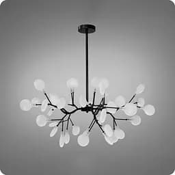 Люстра подвесная 517 Dlight на 45 ламп Чорный (01962)