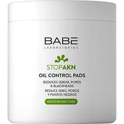 Тонізувальні диски-пади Babe Laboratorios StopAkn Контроль жирності та звуження пор Microbiome Friendly 60 шт. 