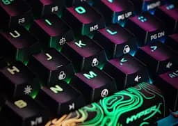 Клавіатура HyperX Alloy Origins 60 HX Red USB Black (4P5N4AA) - мініатюра 6