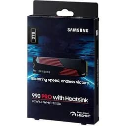 Накопичувач SSD M.2 2280 2TB 990 PRO with Heatsink Samsung (MZ-V9P2T0CW) - мініатюра 9