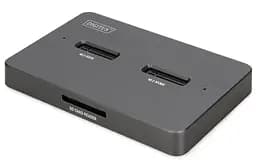 Док-станція DIGITUS USB-C 2xSATA SSD/SD