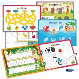 Дитячі розвивальні картки "Пиши-стирай Левеня" Vladi Toys VT2020-02, 9 сторінок - мініатюра 3