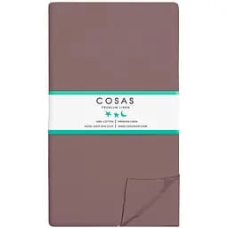 Простирадло Cosas полуторне 155х240 mousse, шоколад (Ranfors_Chocolate_155s)