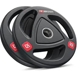 Набір дисків олімпійських Hop-Sport 2 х 15кг - мініатюра 2