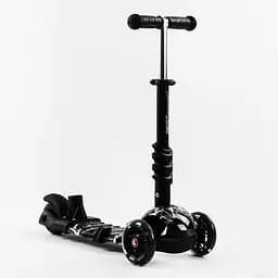 Самокат 5 в 1 Best Scooter 58х30х15 см Чорний 000231595 - мініатюра 2