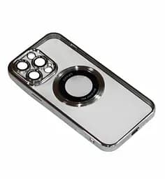 Магнитный чехол XON PhoneCase Magnetic для iPhone 14 Pro Max (PCMC1114004G 8031) Серый/Прозрачный
