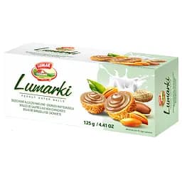 Конфеты вафельные Lumar Lumarki с ореховым кремом в арахисовых крошках 125 г
