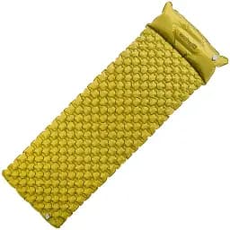 Коврик надувной Wechsel Coreo Double-Tube TL салатово-серый (233122)