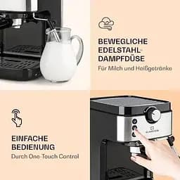 Кавоварка Klarstein BellaVita Espresso 1575 Вт 20 бар (10033137) - мініатюра 4