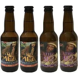Уценка. Набор питьевого меда Holiday Brewery: Казацкий с хмелем 6% (2 шт. x 0.33 л) + Монастырский ароматный 6% (2 шт. x 0.33 л)