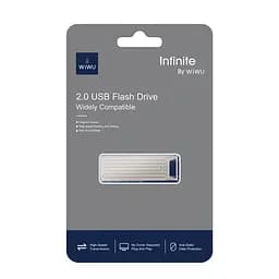 Флеш-накопичувач WIWU Wi-FD002 Infinite USB 2.0 — 128GB Silver - мініатюра 5