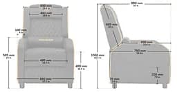 Ігрове крісло Cougar RANGER ONE Gray (RANGER ONE GRAY) - мініатюра 14