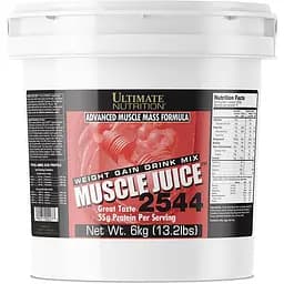 Гейнер Ultimate Muscle Juice 2544 Полуниця 6 кг