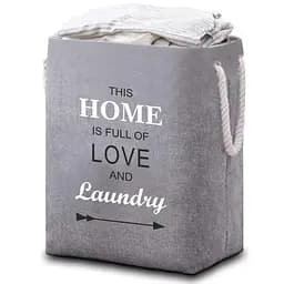 Корзина Органайзер Lovely Svi для хранения белья, одежды, косметики, книг, игрушек 60×40×32 см - серый (281123)