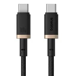 Дата кабель Baseus Dura Series Fast Charging Type-C to Type-C 100W (1m) (P10377803U01) Gold/Black