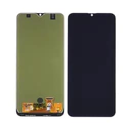 Дисплей для Samsung A205 Galaxy A20 2019 с черным тачскрином, с регулируемой подсветкой