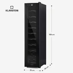 Винний холодильник Klarstein Shiraz 18 Slim Uno (10045302) - мініатюра 8