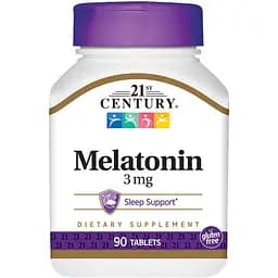 Мелатонін 21st Century 3 мг 90 таблеток