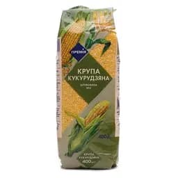 Крупа кукурузная Премія шлифованная, 400 г (727773)