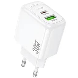 МЗП Hoco CS55A Surplus PD30W+QC3.0 (1USB-A/1C) White