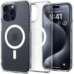 Чохол Spigen Ultra Hybrid (MagFit) Frost Clear для iPhone 15 Pro (ACS06719)
