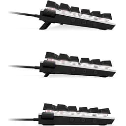 Клавіатура NZXT Function TKL RGB Gateron Linear Red Switches ENG USB Matte White (KB-1TKUS-WR) - мініатюра 4