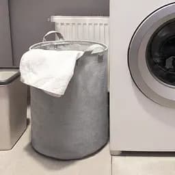 Кошик для зберігання МВМ My Home текстильний, 360х500 мм, сірий (TH-01 GRAY) - мініатюра 9