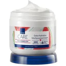 Мультифункціональний зволожувальний крем для обличчя рук і тіла Avon з екстрактом кавуна 400 мл