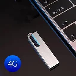 Флешка Usams USB Flash Disk Aluminum Alloy High Speed 4 GB (US-ZB0101) - мініатюра 2