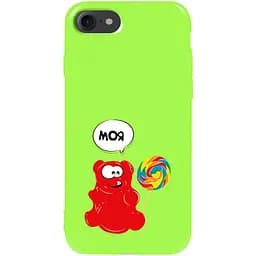 Чехол-накладка Toto Pure TPU 2 mm Print Case Apple iPhone 7/8/SE 2020 #14 Valera Candy Green