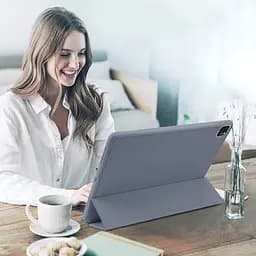 Чохол-книжка BeCover Tri Fold Soft TPU з кріпленням Apple Pencil для Apple iPad Pro 11 2020/2021/2022 Purple (711114) - мініатюра 6