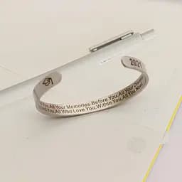 Vistaric Надихаючі браслети-манжети для жінок Мама Сестра Найкраща подруга Подруга Подарунки на її день народження Дружба Ювелірні - мініатюра 6