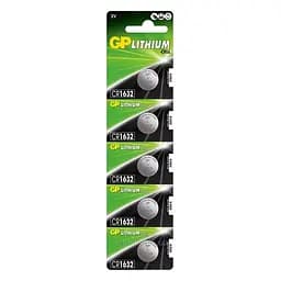 Батарейка GP CR1632 Lithium (5шт)