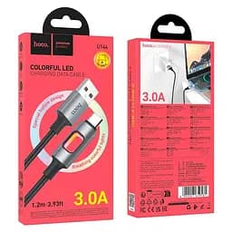 Кабель Hoco Type-C New charging data cable U144 1.2 м 3A - мініатюра 2