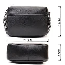 Жіноча шкіряна сумка Vintage 20.5х14х8.5 см sum0026558 - мініатюра 3
