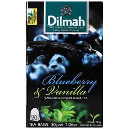Чай чорний Dilmah Blueberry&Vanilla, 30 г (20 шт. х 1.5 г) (896863) - мініатюра 2