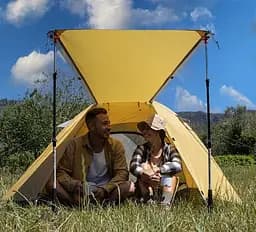 Намет тримісний Naturehike P-Series (CNK2300ZP028) темний оливковий - мініатюра 3