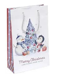 Пакет подарочный "Новый год" 3026 цветной 27 х 16 х 5см Вид 1