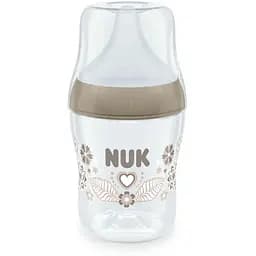 Бутылочка для кормления Nuk Perfect Match с индикатором температуры, соской из силикона с отверстием S 150 мл сердце (3954130)