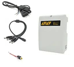 UPS ДБЖ комплект для роутера/модема ONU — інтернет без світла, відеоспостереження Full Energy BBGP123 12V 3 А 36 Вт без акумулятора