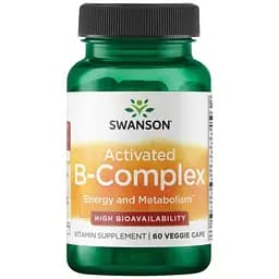 Комплекс вітамінів Swanson Activated B-Complex High Bioavailability 60 капсул