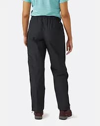 Штани-самоскиди Rab Downpour Eco Pants FZ Womens Short Leg 12 Чорний - мініатюра 2
