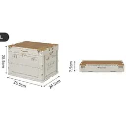 Складаний контейнер Naturehike CNK2450XB020, 26 л, бежево-сірий - мініатюра 5