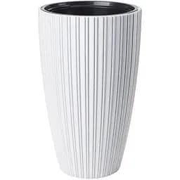 Горщик для квітів Form-Plastic Міка слім-30 5.5 л білий (5100-011)