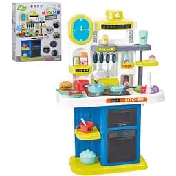 Кухня 51x76 см плита пара звук светло мойка вода посуда продукты 45 предметов 16911B