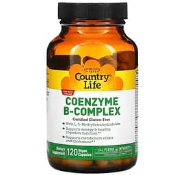 Коензим B-комплекс Country Life Coenzyme B-Complex 120 капсул