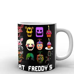 Кухоль GeekLand Five Nights At Freddys П'ять ночей з Фредді постер FN.02.063 330 мл білий - мініатюра 2
