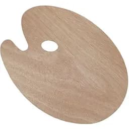 Палитра  D. K. ART & CRAFT деревянная овальная 30х40 см 3 мм