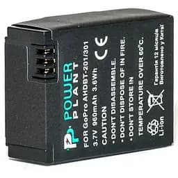 Аккумулятор PowerPlant для GoPro Hero 3, AHDBT-201, 301 960mAh